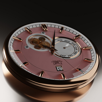 009 - Watch the Time 3d 3d art 3d artist 3d design 3d designer 3d modeling artist blender blender 3d cgart