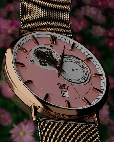 009 - Watch the Time 3d 3d art 3d artist 3d design 3d designer 3d modeling artist blender blender 3d cgart