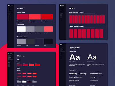 Mythos Design System components design system figma typography ui guide