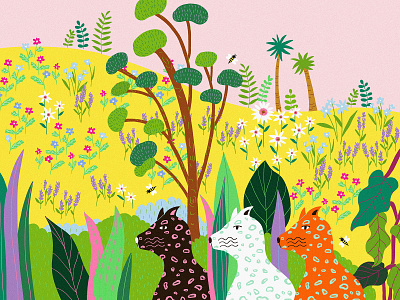 Together designer digital art digital illustration digital painting digitalart drawing flowers graphicsdesigner illustraion illustration illustration art illustration design illustrations illustrator jungle jungle minds plants wildlife wildlife art wildlife illustration