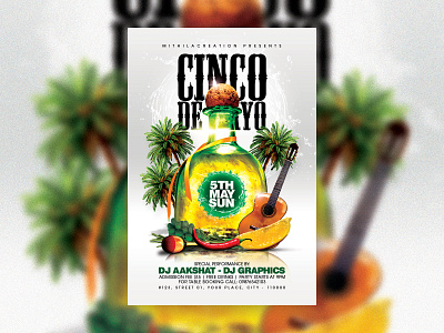 Cinco De Mayo Flyer 5th may carnival cinco cinco de mayo cinco de mayo flyer cinco de mayo party club club flyer de mayo flyer flyer design flyer template maxico mexican mexican party mexico nightclub party flyer poster design spring