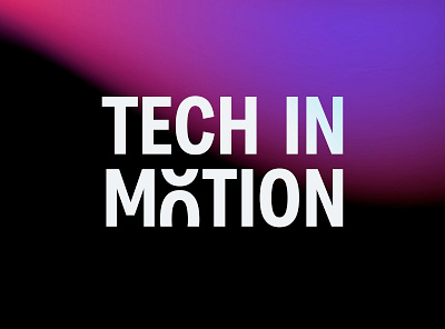 Tech in Motion blurs brand design brand identity branding bright colorful design system events glows graphic design logo neon pink tech in motion technology typography ui ux visual design website