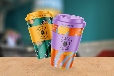 Reusable Coffee Cups Mockup branding can cap coffee coffee cup coffee cup mockup container cup cup holder drink eco ecological ecology holder hot hot coffee hot drink hot tea matte matte coffee cup