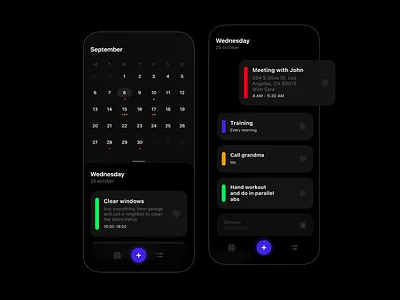 Task tracker app animation app app design concept design ios mobile ui uidesign ux