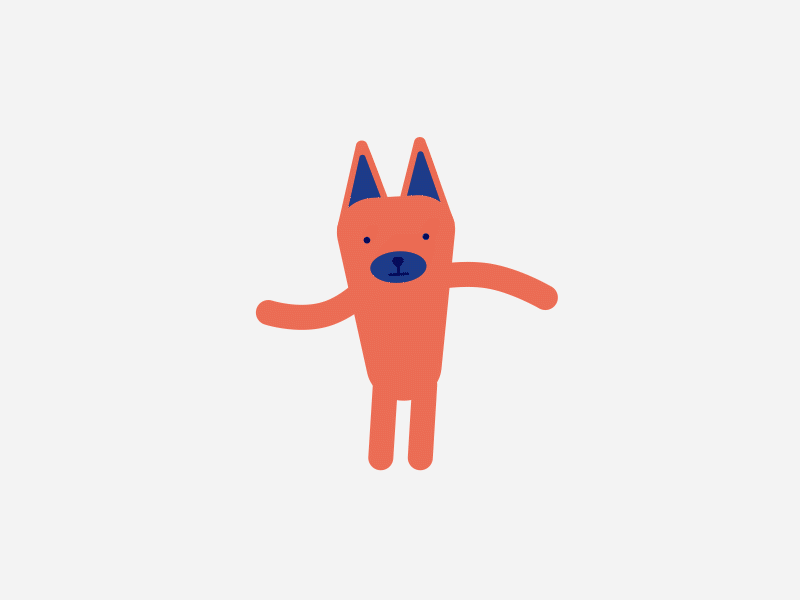 Dog Dance after effect animal animation character dance dog illustration loop