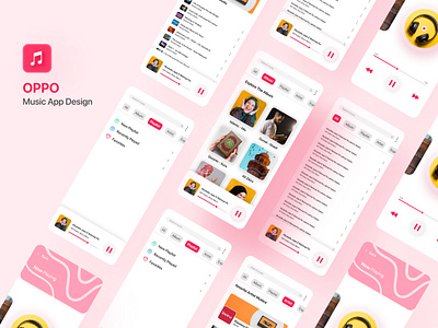 Music App Design app ui mobile app mobile design mobile music app music music app ui music ui oppo oppo music app podcast app podcast app ui productdesign