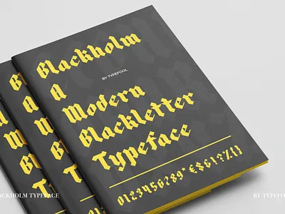 Blackholm Blackletter promotional 2§ blackletter blackletters bold brandlogo graphicdesign logo logodesign logomark modern modern calligraphy type typo typography typography art typography design