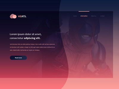Movie trailer design ui ux web
