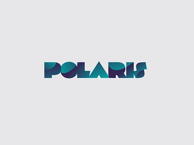 Polaris aurora borealis brand identity design lettering light lights logo logo design northern polaris type typography vector