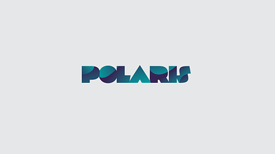 Polaris aurora borealis brand identity design lettering light lights logo logo design northern polaris type typography vector