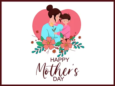 Mothers day illustration. adobe illustrator branding colorful design flower graphic design illustration ui ux vector