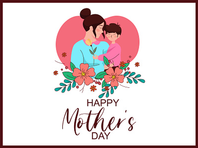 Mothers day illustration. adobe illustrator branding colorful design flower graphic design illustration ui ux vector