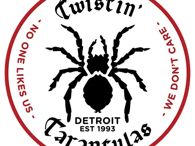 Twistin' Tarantulas Patch patch psychobilly twistin tarantulas