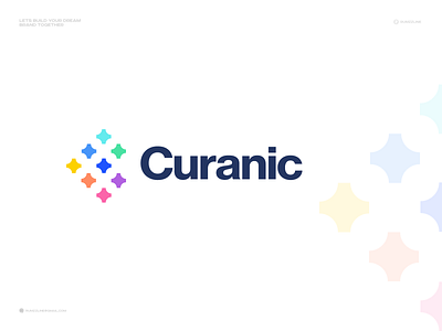 Modern Medical logo - Creative Health Care Logo - C For Cure brand identity branding c clinic colorful ecommerce flat minimal clean health logo healthcare hospital identity logo logo design logo design free logomark mark medical logo modern logo startup symbol