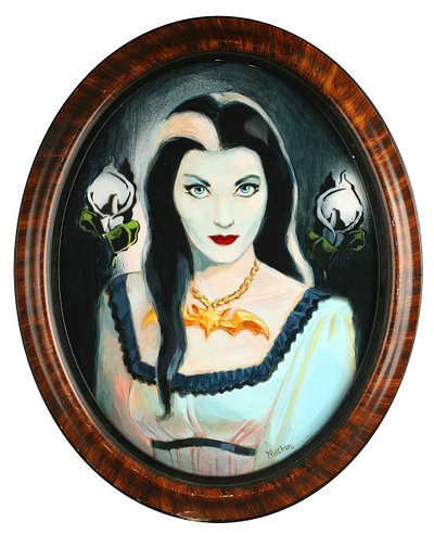 Lillian acrylic lillian munster munsters painting