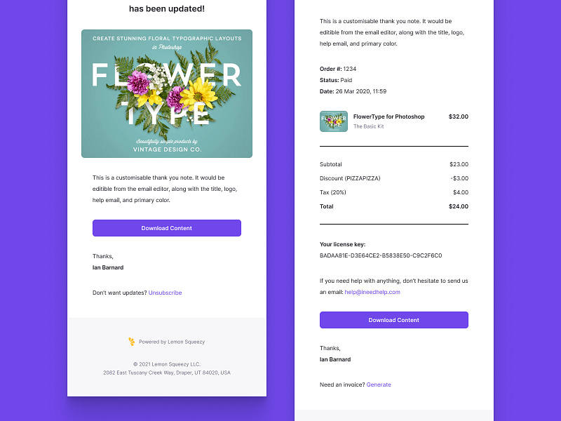 Customer Emails cart checkout checkout flow checkout page checkout process clean clean design clean ui ecommerce ecommerce app ecommerce business ecommerce design ecommerce shop email email design email receipt email template shopping shopping app shopping cart