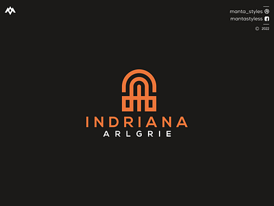 INDRIANA ARLGRIE app branding design icon illustration letter logo minimal ui vector