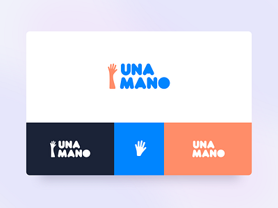 Una mano branding app brand design branding charity design gamification illustration logo mobile app ui