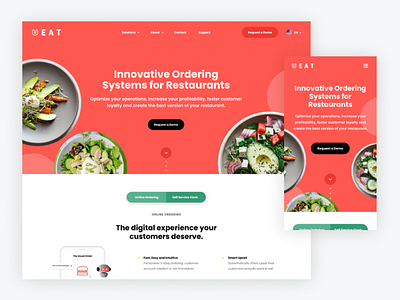 Delivery Service Website Design