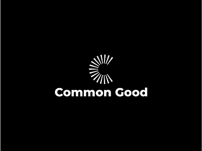 Common Good Logo abstract logo brand identity brand strategy branding design graphic design logo logo design minimalist logo modern logo simple logo