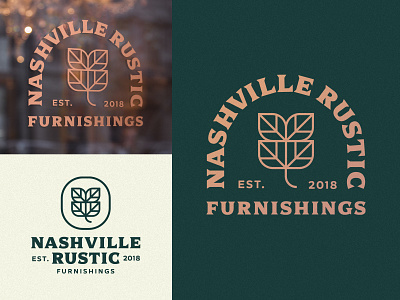 Nashville Rustic Branding branding crest furniture logo nashville