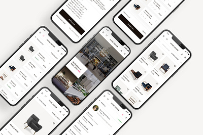 Home Decor Online Shop design interface interface design minimal mobile app mobile apps mobile design ui ui design uiux