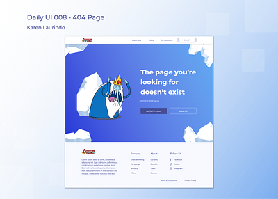 404 page dailyui dailyuichallenge digital figma identidade visual ui ux