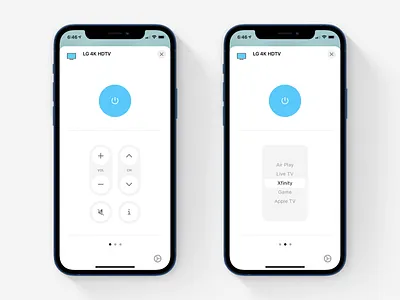 Homekit HDTV Remote homekit ios mobile ui