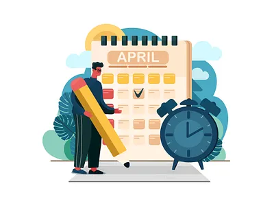 Appointment Booking Illustration agenda appointment business calendar event illustration important management meeting online plan planner reminder schedule time