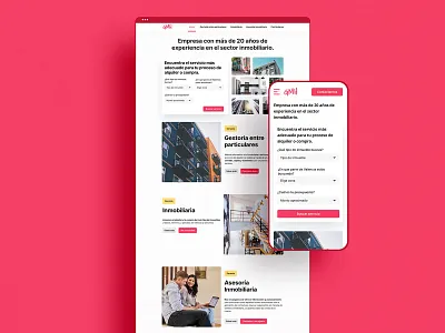 GMH design españa home landing real estate real estate agency real estate agent realestate rent sale ui user experience user interface user interface design userinterface ux valencia web