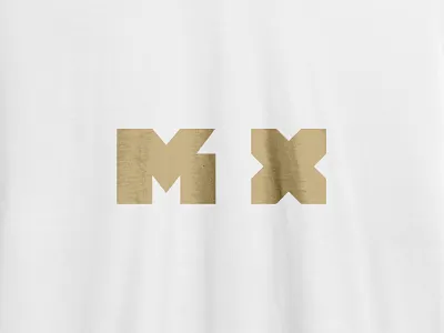 MediaOneX Concept bold branding design illustration logo logo design minimal monogram negative space vector