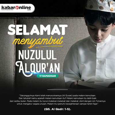 Nuzulul Alquran design graphicdesign infographic typography