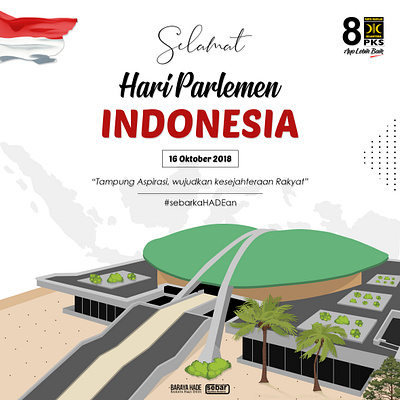 Hari Parlemen Indonesia design graphicdesign infographic typography vector