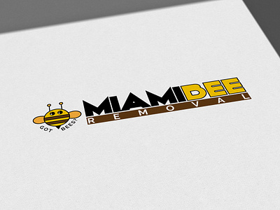 Miami Bee branding design graphic design illustration logo typography vector