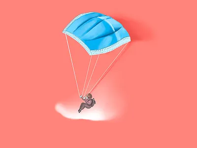 Character Illustrations With Face Mask - Part 2. adorable art awesome brand identity characterdesign clean cleaning colorful creative cute drawing happy illustration love minimalistic monogram playful positive sketch web