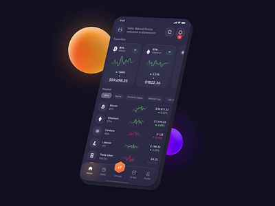 Banexcoin App 📲 app application bitcoin btc clean coins crypto crypto currency crypto wallet design ethereum exchange financial interface minimal money transfer ui ux wallet wallet app