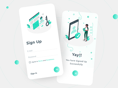 #1 - Sign Up Screen 2021 trend app design clean daily ui dailyui dailyuichallenge design gradient graphic design interaction design interface minimal minimalism minimalist modern trendy ui ui design uiux ux