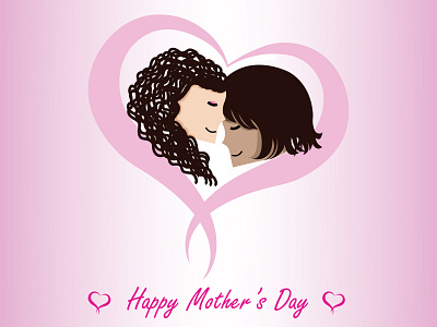 Mother's Day 2021 dribbbleweeklywarmup illustration illustrator love mothersday