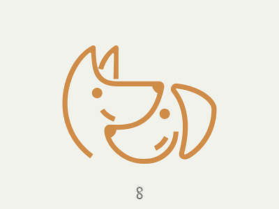 Snowy and Ted Logo brand design dog food healthy homemade identity illustration logo mark minimal pet simple