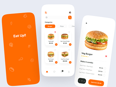 Food Delivery app app design clean cooking food food app food delivery food delivery app food delivery application food delivery service food order foodie minimal mobile app mobile ui restaurant restaurant app shipping ui uiux ux