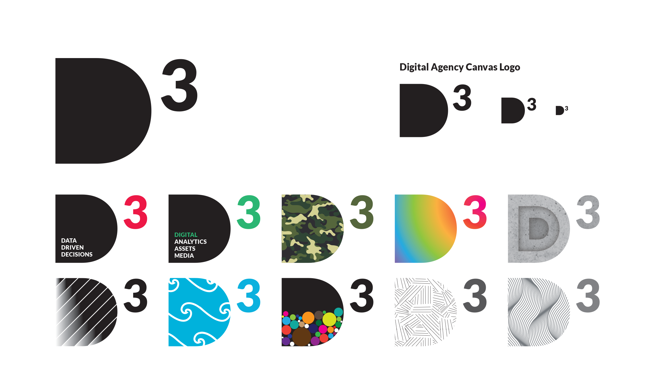 D3 Logo Design, Open Branding branding design graphic design ill illustration logo typography vector