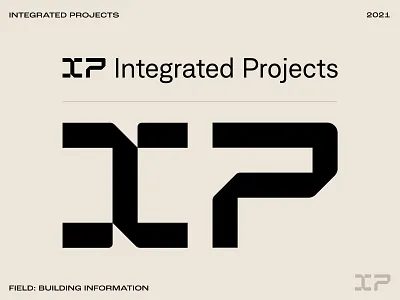 IP identity design architecture building construction data identity identitydesign logo logotype modern symbol tech technology typography wordmark