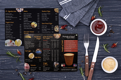 Menu Card Design branding colourful corel draw design menu card menu design photography photoshop