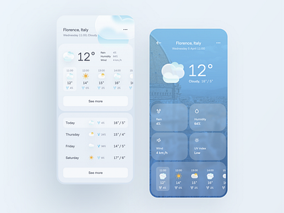 Wheather App app app design design design app designs figma glassmorphism interaction design mobile app mobile design mobile ui ui ui ux ui design uidesign uiux userinterface ux design whatherapp wheather