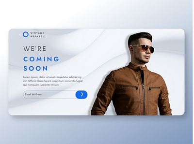 Vintage Apparel - Concept Design branding design minimal ui web