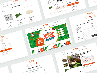 Jardiland Website agence cat design dnd dog ecommerce garden home jardiland magento mobile responsive sketch ui website