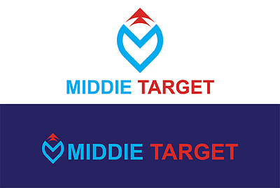 MIDDILE TARGET creative logo design graphic design illustration logo ui unique logo