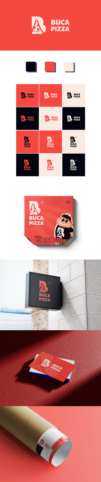 Pizza Brand design brand branding design illustration logo packaging design