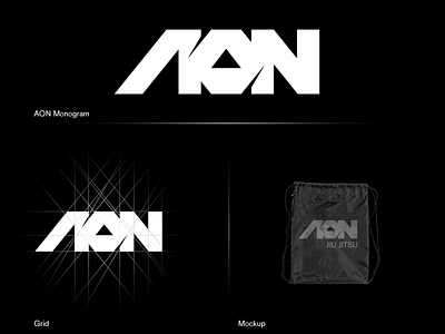 AON Monogram brand branding grid jiu jitsu jiu jitsu logo jiujitsu jiujitsulogo logo logodesign logodesigner logogrid logotype martial martial arts mockup monogram monogram design monogram logo typogaphy