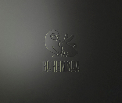 Bohemsca logo czech lemonade logo logo owl rabbit